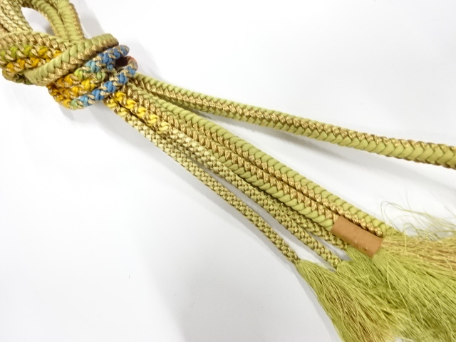 未使用品　正絹　手組帯締め